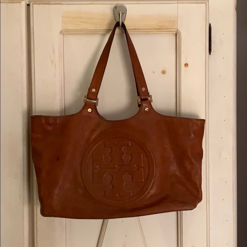 Tory burch medium sized leather tote